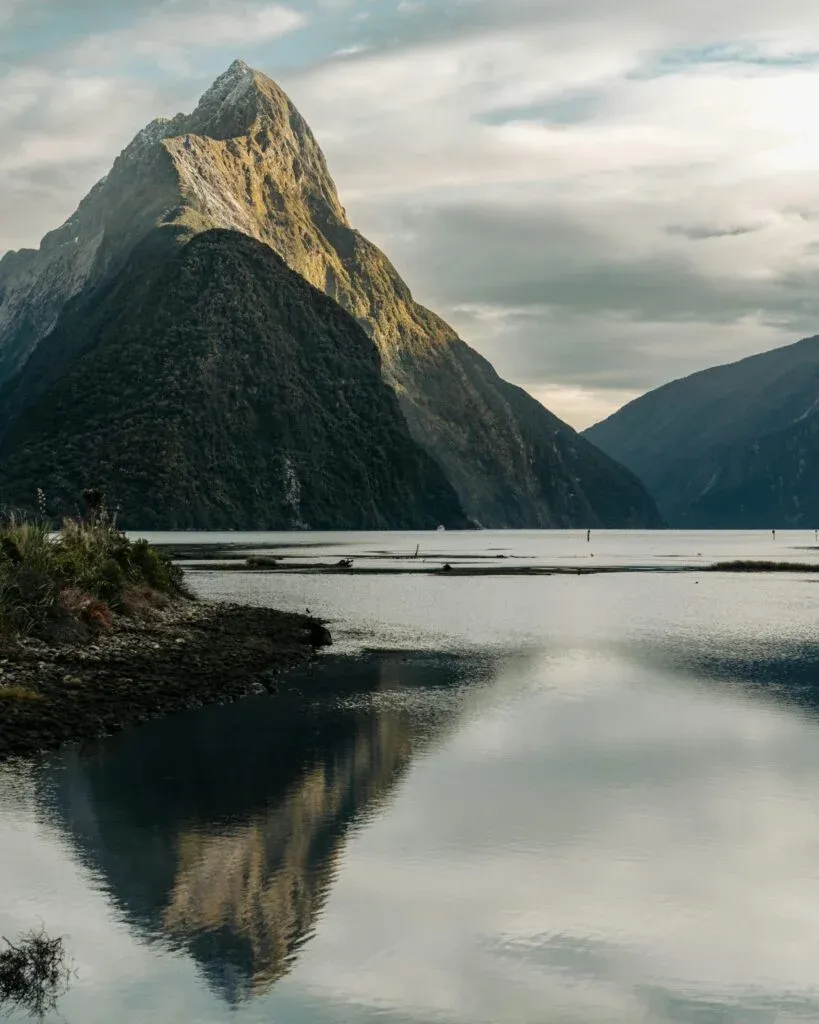 Mitre peak reflection, Milford Sound