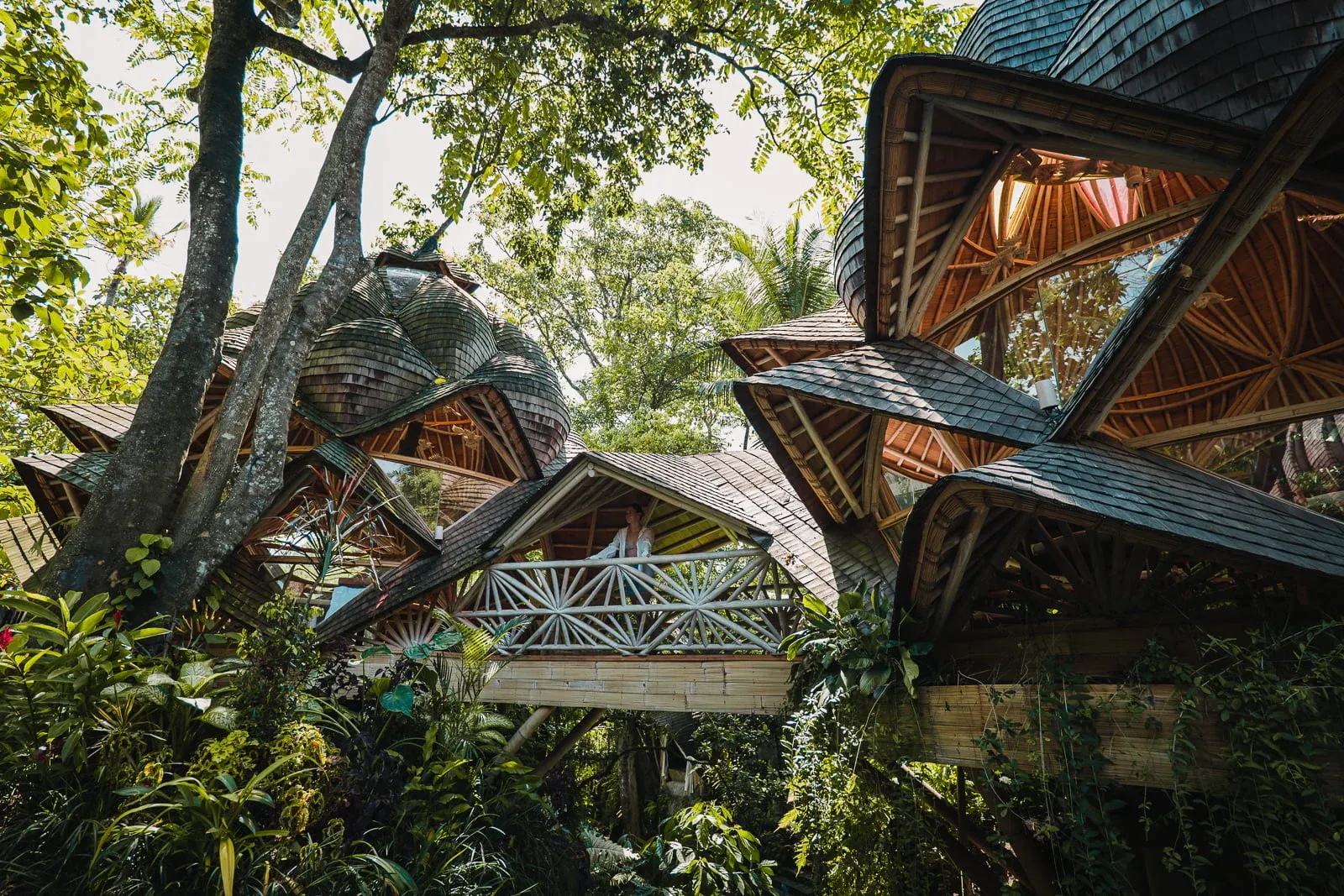 Jungle bamboo restaurant at Ulaman Bali Eco Resort